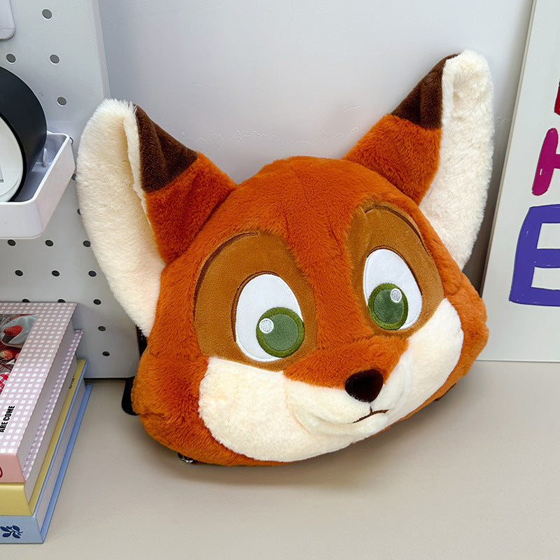 Plush backpack with cute fox design Kalsten