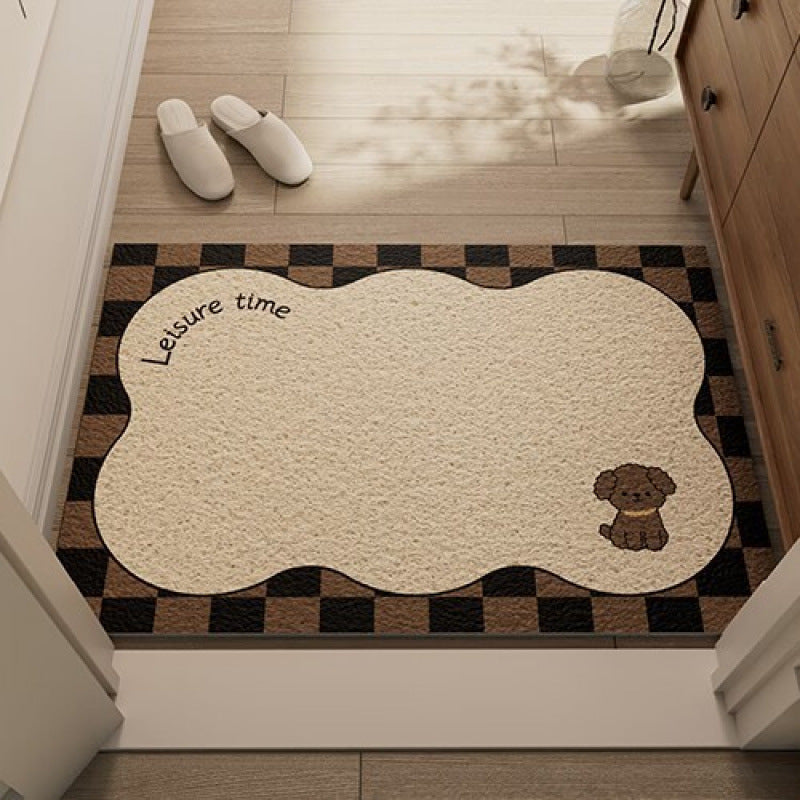 Cute Puppy-Themed Welcome Mat Kalsten
