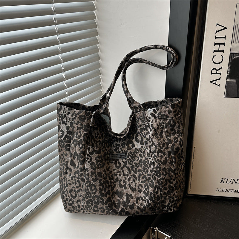 Eco-Friendly Reusable Leopard Print Tote Bag Kalsten