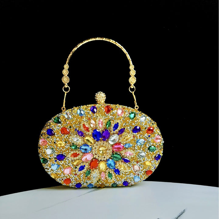 Decorative Bejeweled Evening Handbag