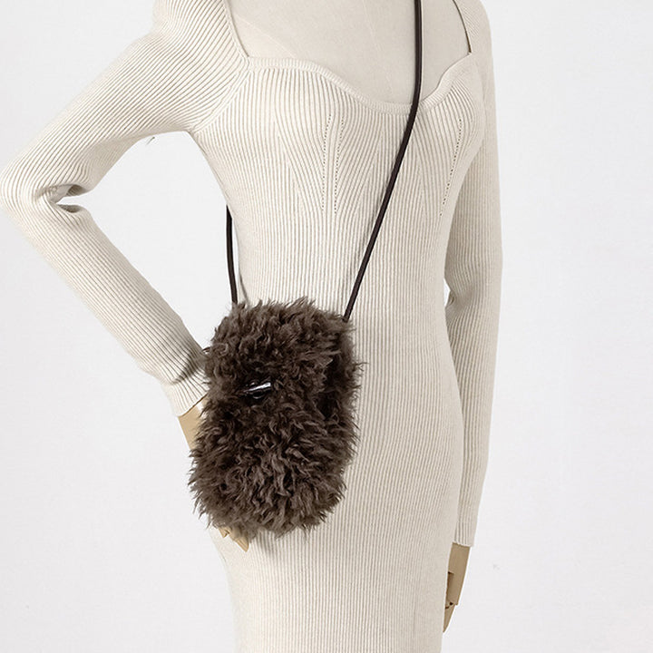 Luxurious Faux Fur Crossbody Bag