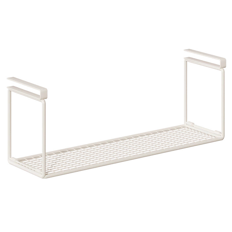 Slim Under-Shelf Ventilated Metal Grid Storage Tray for Cabinet and Closet