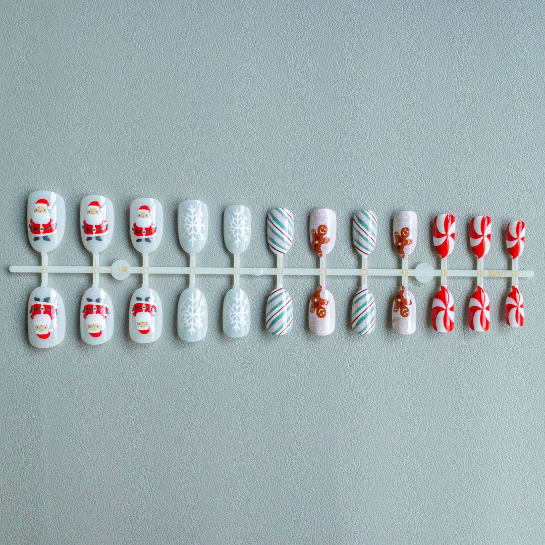 Festive Gingerbread Nail Art Set