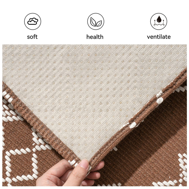 Geometric Patterned Indoor Runner Mat