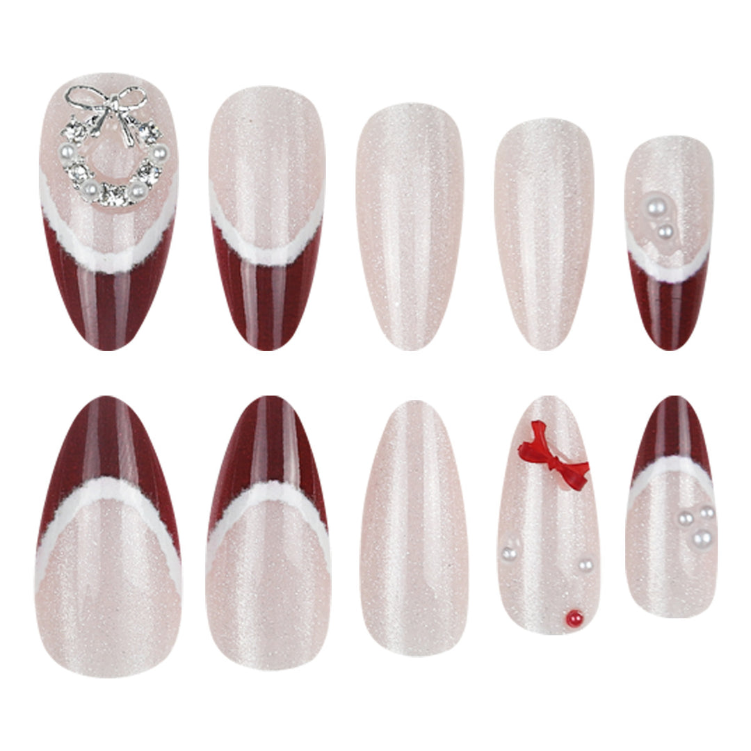 Decorative Holiday-Themed Press-On Nails Kalsten