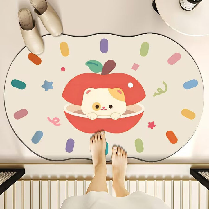 Cute Cartoon Bear Bath Mat Kalsten