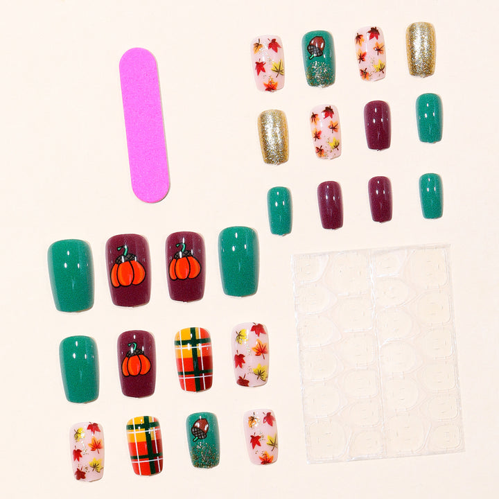 Autumn-Inspired Seasonal Nail Art Set Kalsten
