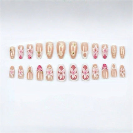Floral 3D Nail Art Kalsten