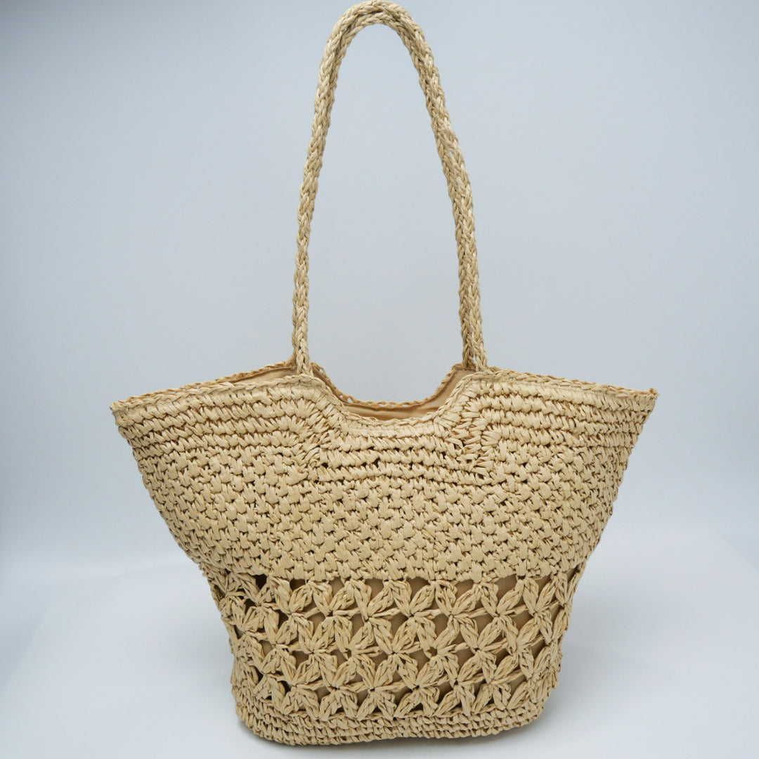 Vintage-Made Rattan Tote Bag Kalsten
