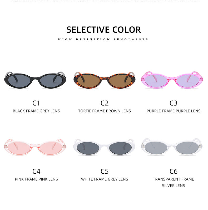 Women's fashionable sunglasses in contemporary oval design Kalsten
