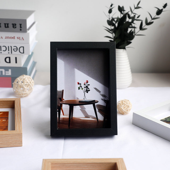 Elegant Wooden Display Frame for Home Decor