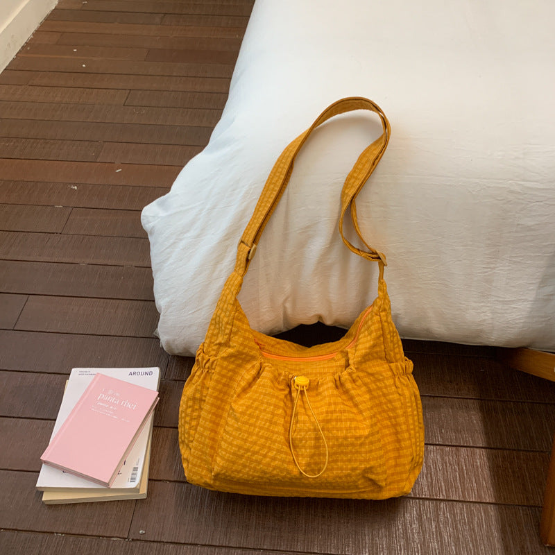 Soft Fabric Casual Shoulder Bag