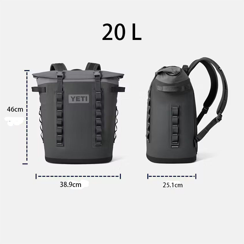 Unisex nan robust waterproof cooler backpack with roll closure and durable outer shell Kalsten