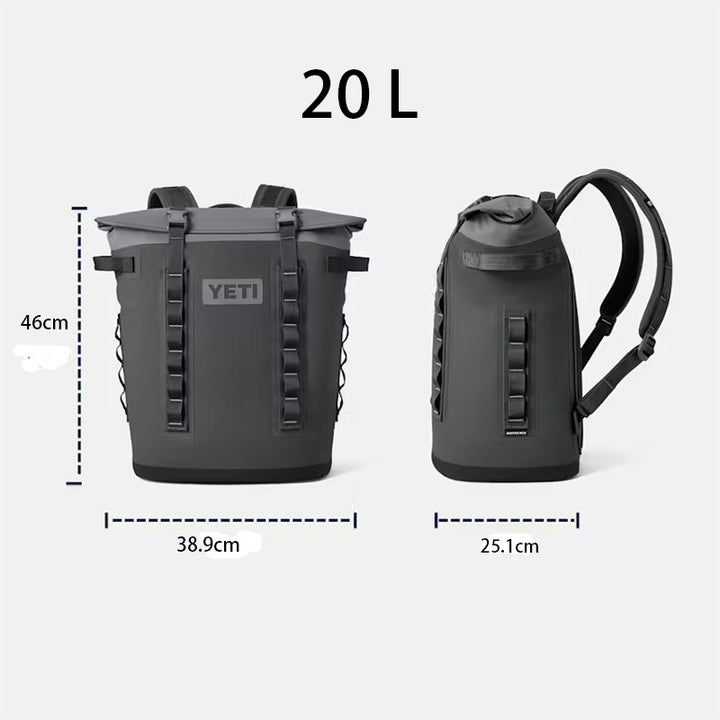 Unisex nan robust waterproof cooler backpack with roll closure and durable outer shell Kalsten