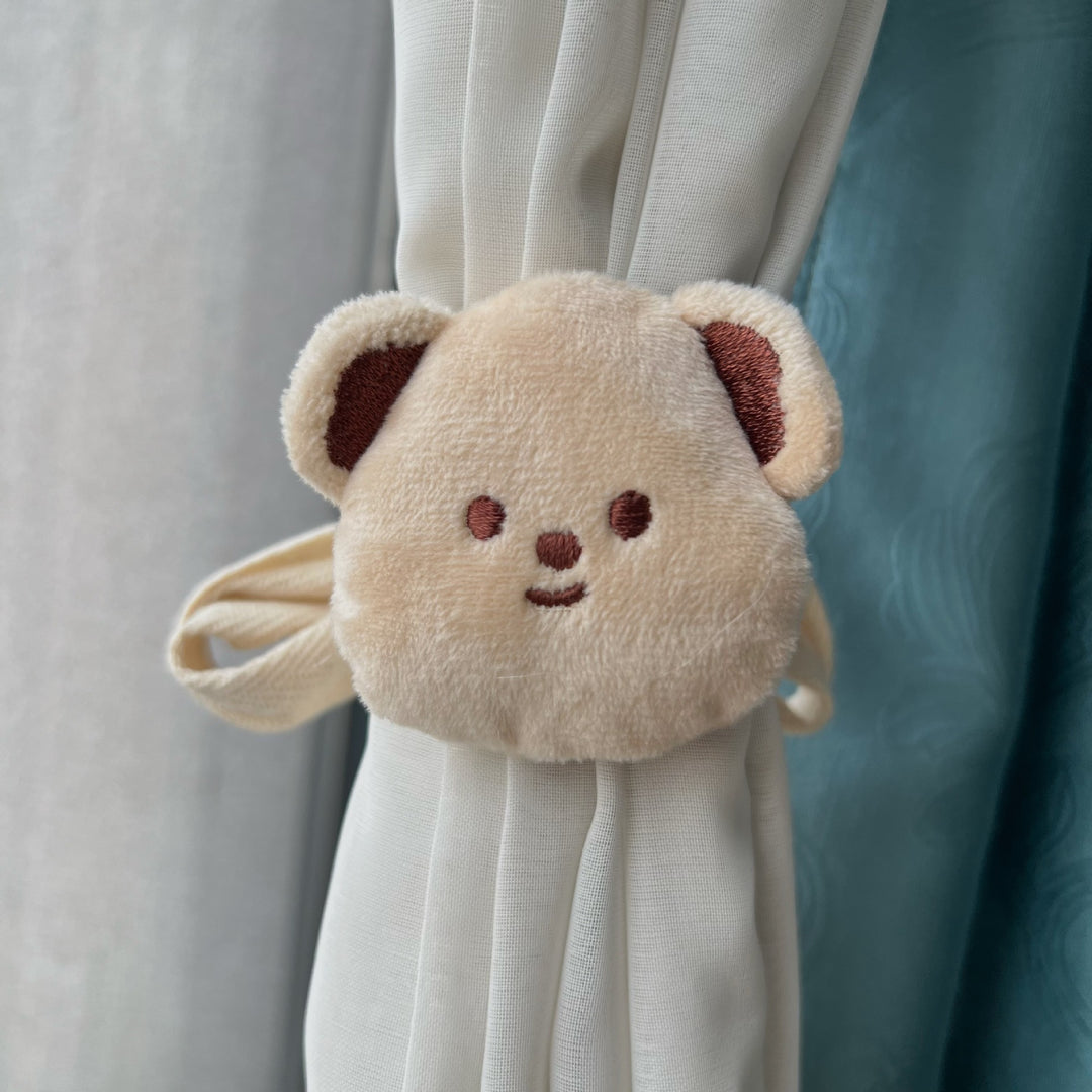 Plush Teddy Curtain Tieback