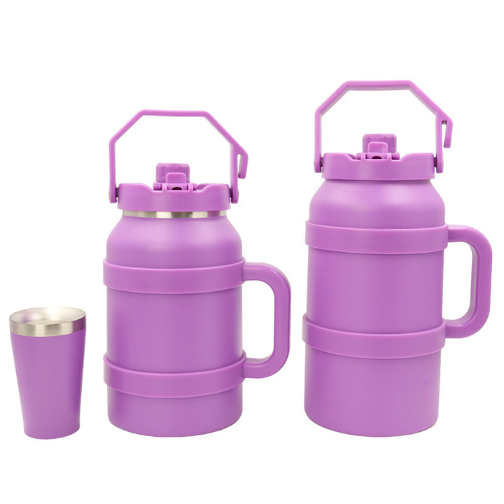 Ladies Insulated Stainless Steel Drinking Bottle with Practical Handle and Double Wall Technology Kalsten