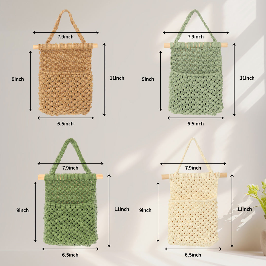 Decorative Crochet Wall Organizer