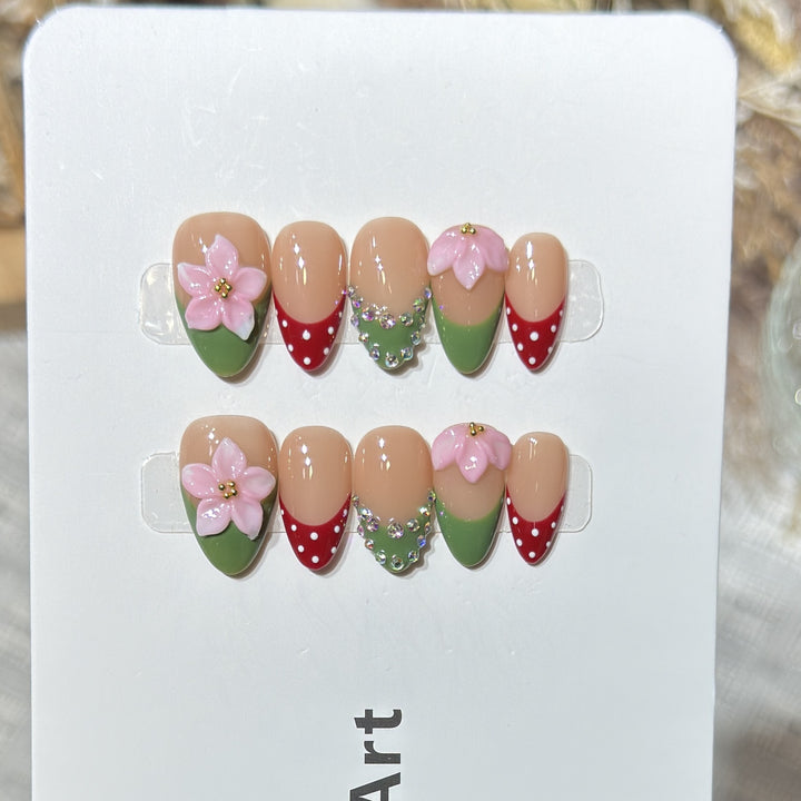 Reusable Press-On Nail Set Kalsten