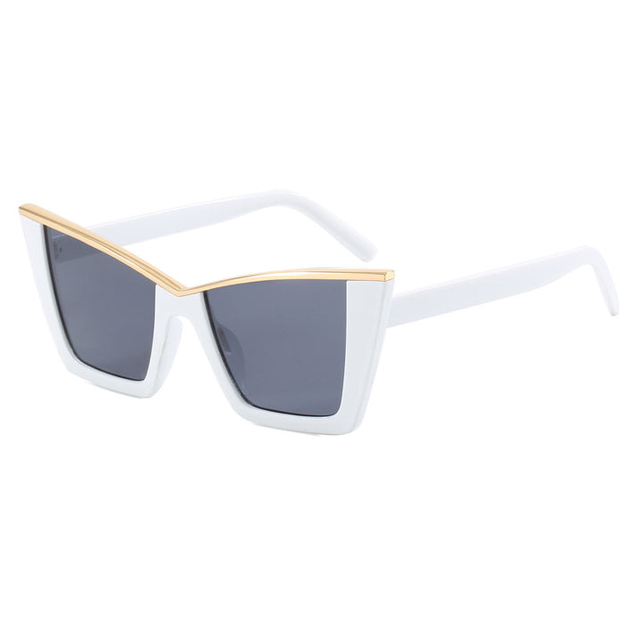 Ladies square sunglasses with golden details Kalsten
