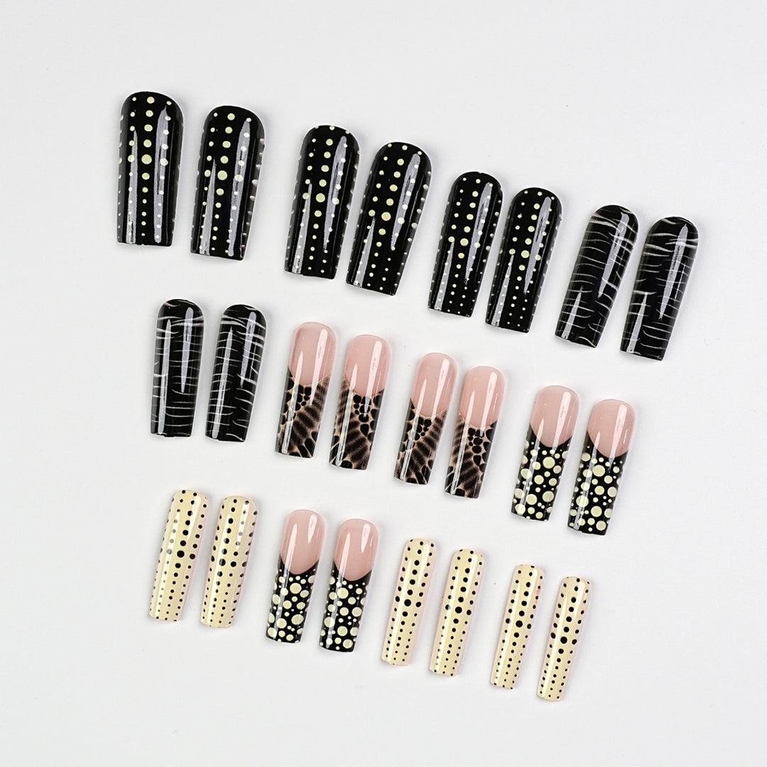 Elegant Press-On Nail Art Kit