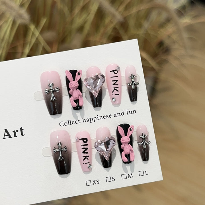 Unique Themed Press-On Nail Art