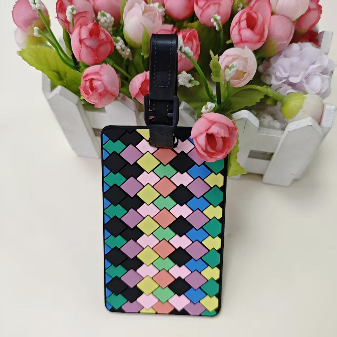Unisex Luggage Tag in Creative Geometric Design Kalsten