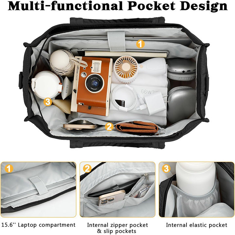 Insulated cooler bag with integrated compartment system Kalsten
