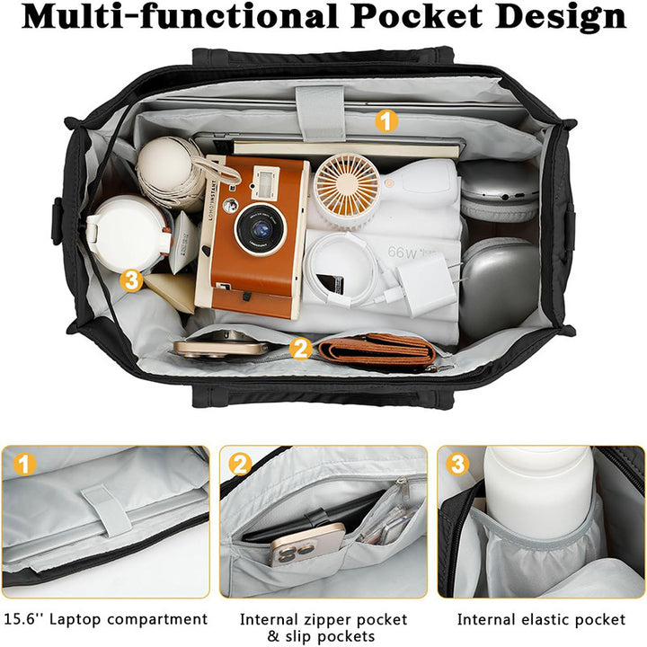 Insulated cooler bag with integrated compartment system Kalsten