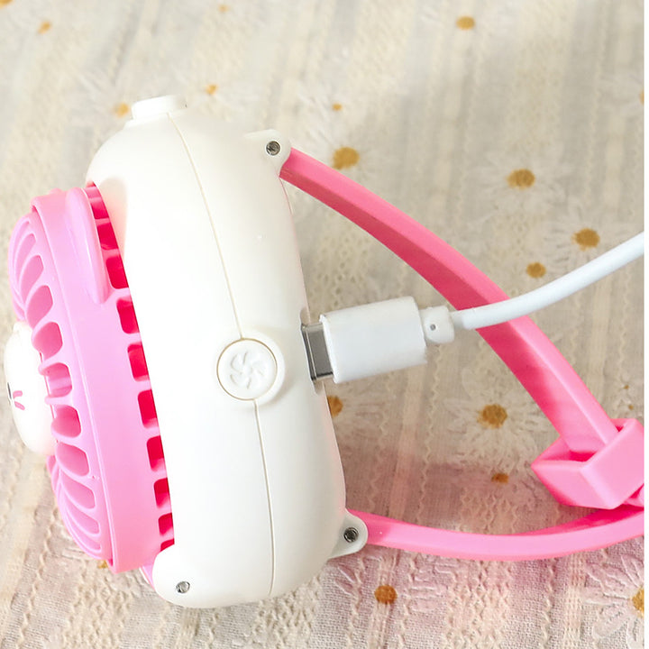 Ladies Portable Hand Fan in Cute Animal Design Kalsten