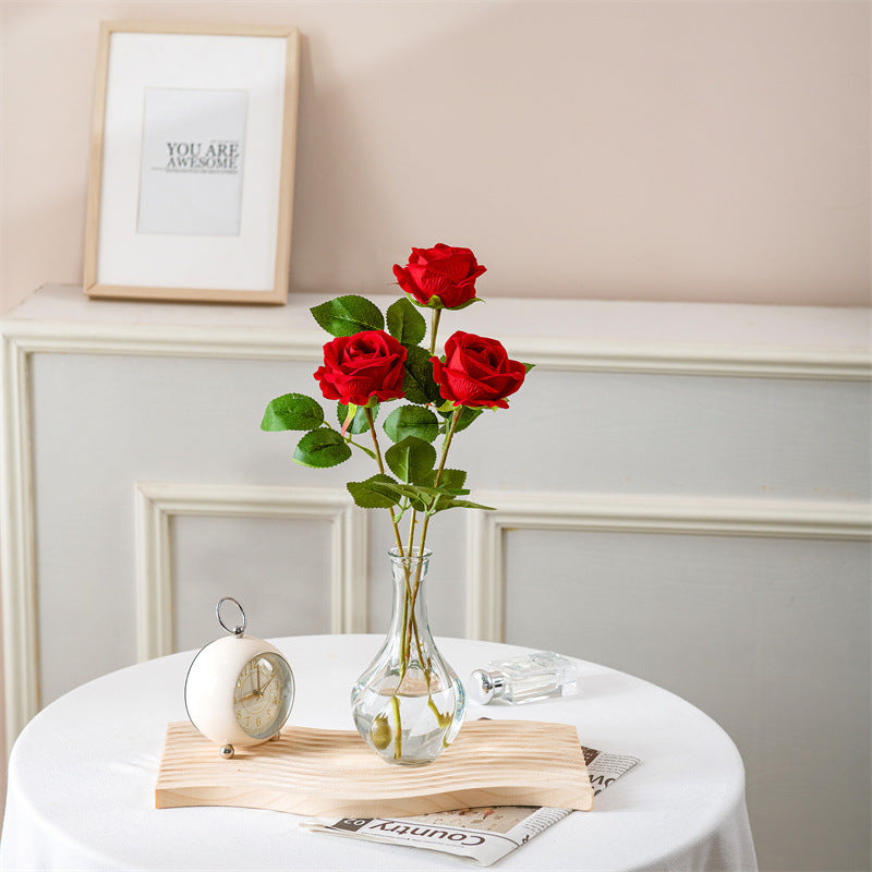 Realistic Elegant Rose Stem