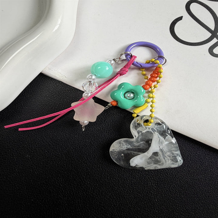 Trendy Beaded Charm Keychain Kalsten