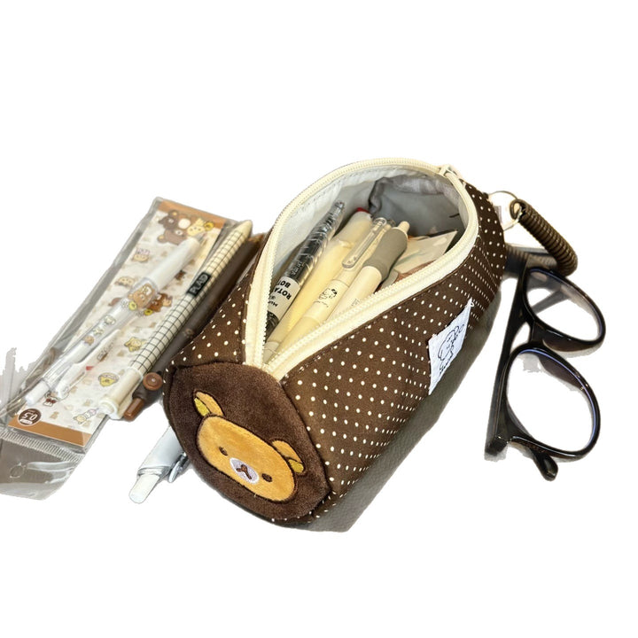 Plush Animal-Themed Multi-Functional Pencil Case