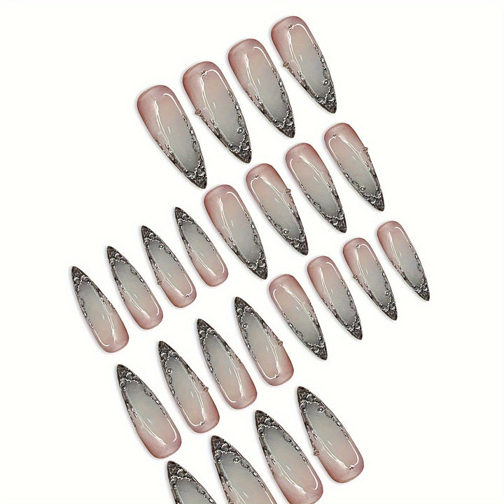Trendy Sharp-Cornered Nail Enhancements Kalsten