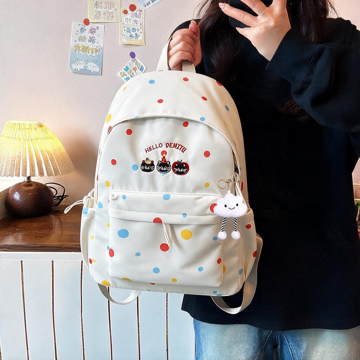Fun-Themed Polka Dot Backpack Kalsten