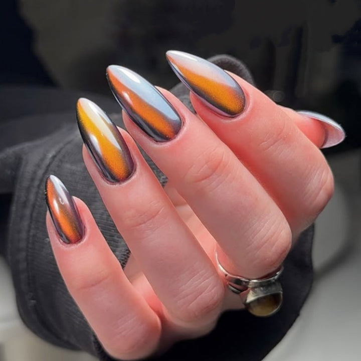 Gradient Stiletto Press-On Nail Set Kalsten