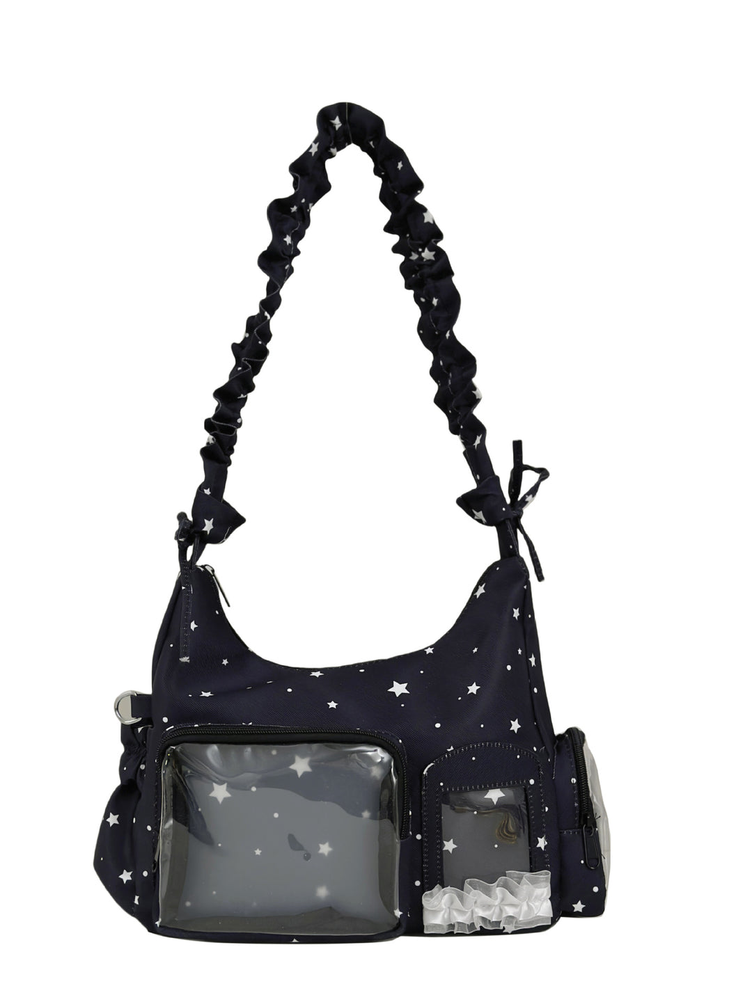 Star-Patterned Shoulder Bag