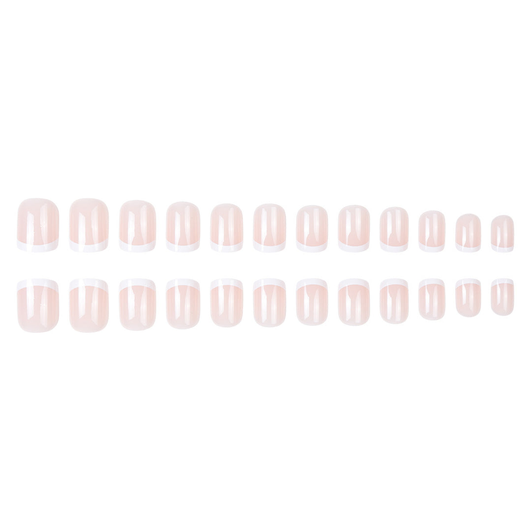 Classic French Tip Press-On Nails Kalsten