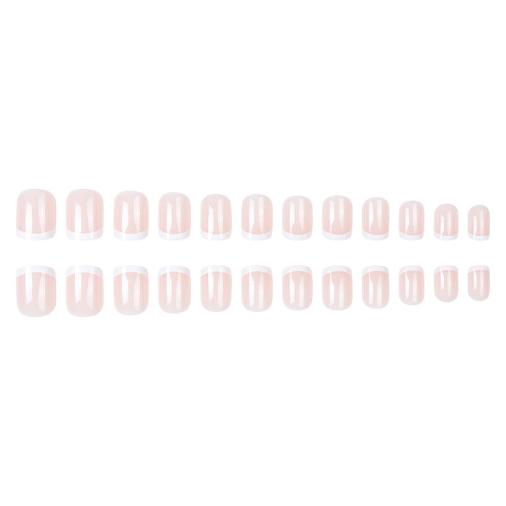 Classic French Tip Press-On Nails Kalsten