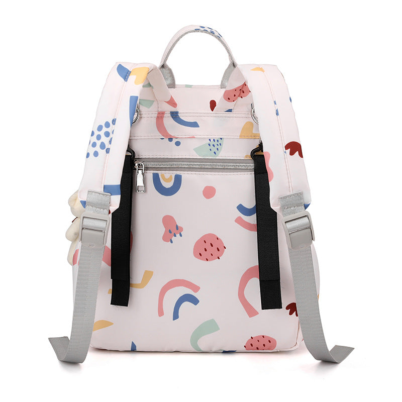 Playful Graphic Print Backpack Kalsten