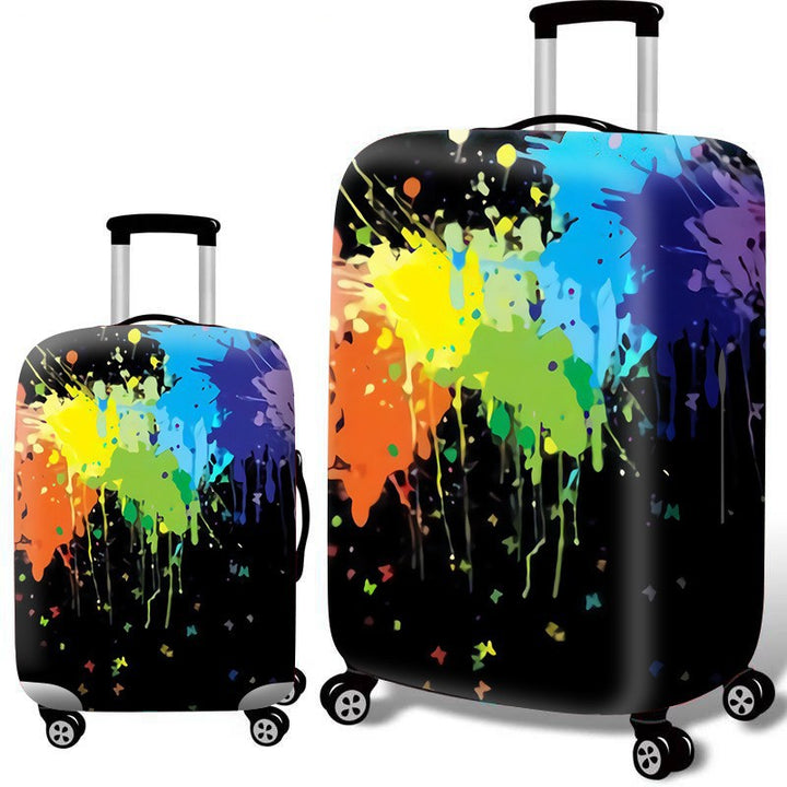 Women’s hard-shell suitcase with nostalgic London motif Kalsten