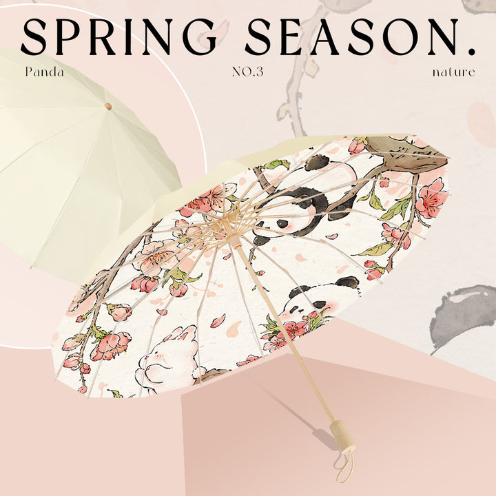 Women's decorative sunshade with playful animal design Kalsten