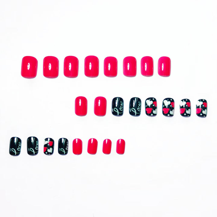 Creative Love-Themed Nail Art Kalsten