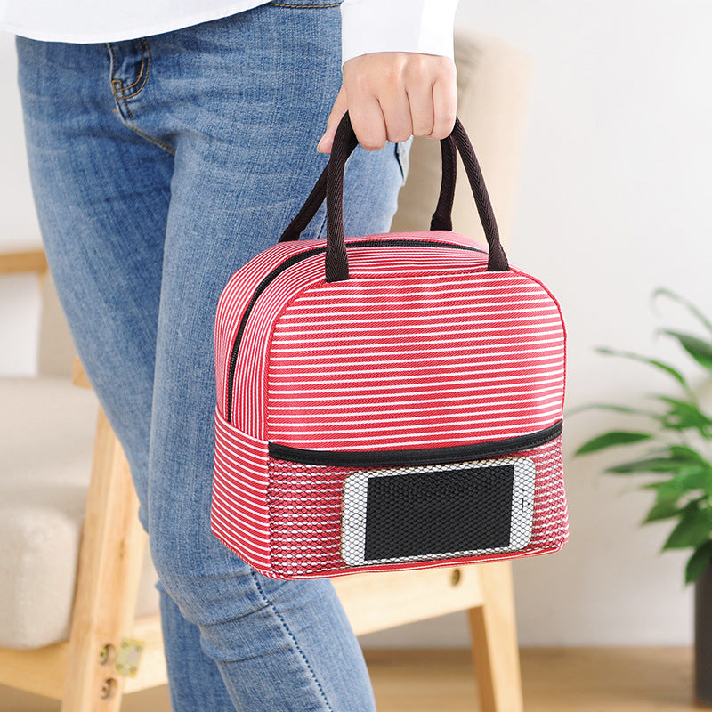 Cooling bag with insulating properties and practical compartment design Kalsten