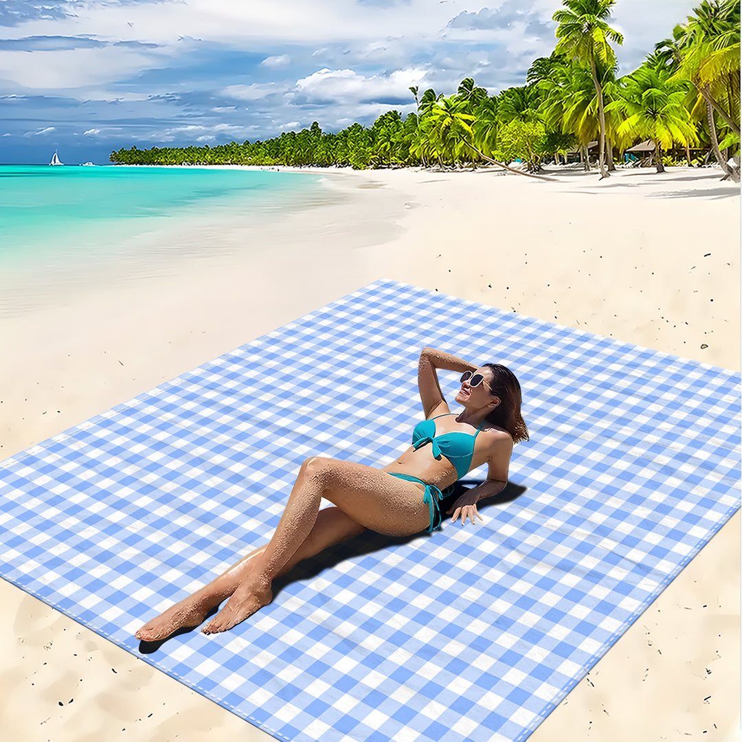 Mandala Design Beach Mat Kalsten