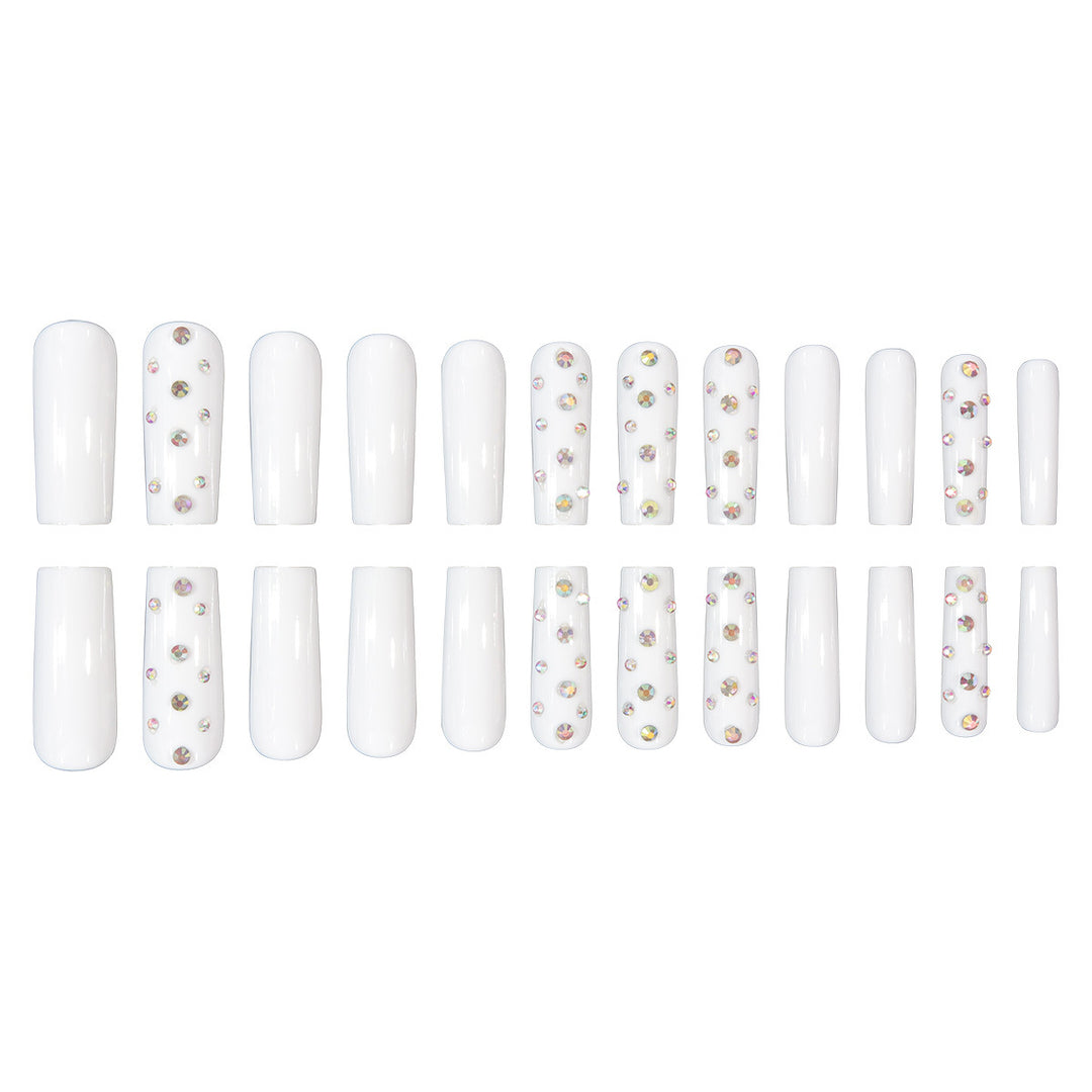 Decorative Rhinestone Press-On Nails Kalsten