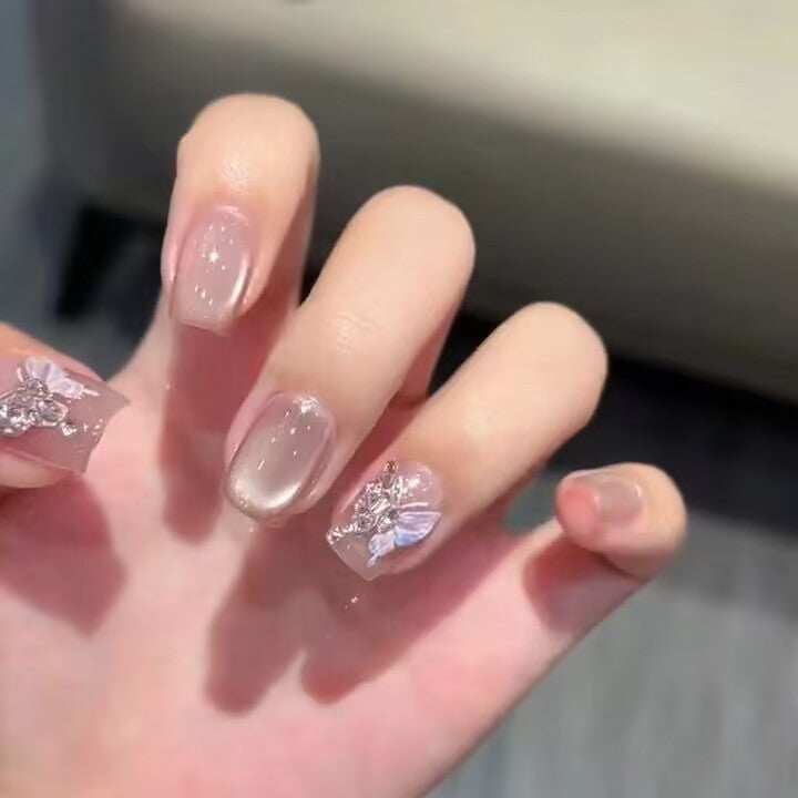 Premium Glittering Press-On Nail Extensions Kalsten