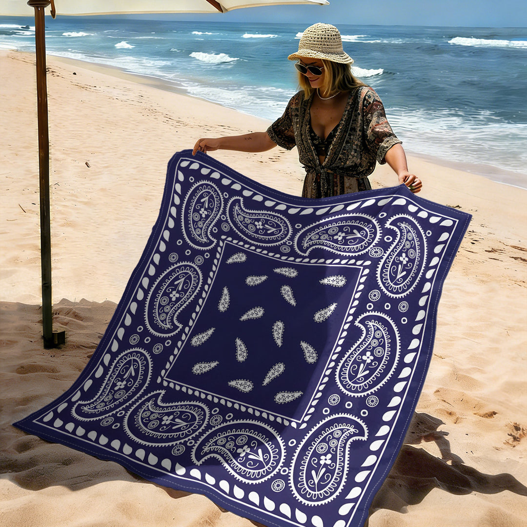 Mandala Design Beach Mat Kalsten