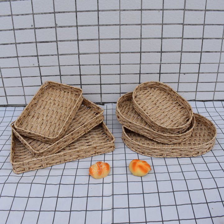 Natural Woven Serving Basket Set Kalsten