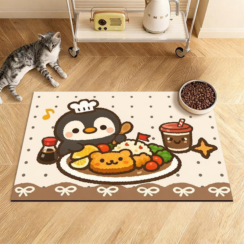 Cartoon Duck Themed Area Rug for Home
