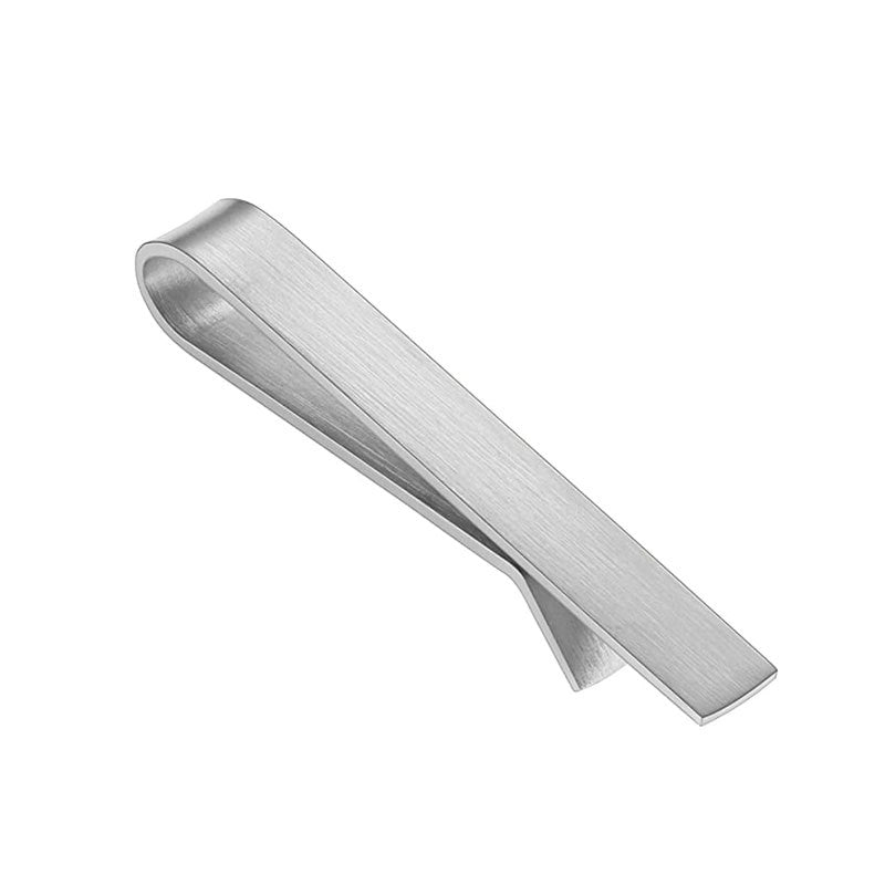 Sleek Metal Tie Clip Set Kalsten
